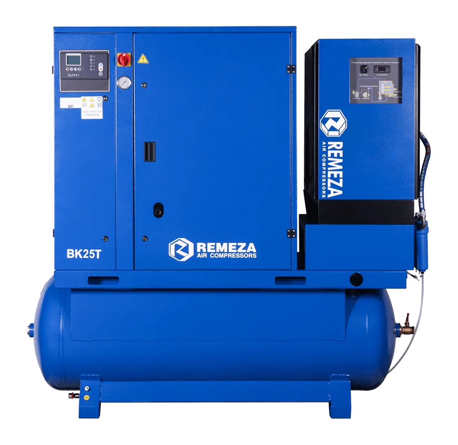 Винтовой компрессор для станков лазерной резки ВК25Т-16-500Д2ВС с частотным преобразователем Винтовой компрессор для станков лазерной резки ВК25Т-16-500Д2ВС с частотным преобразователем