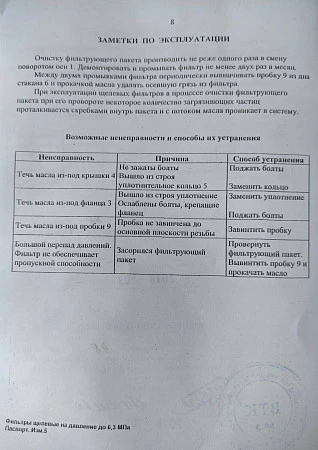 Фильтр щелевой 40-80-2