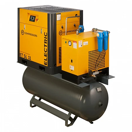 Винтовой компрессор на ресивере с осушителем ET SL 11-08-500 ES (IP23)