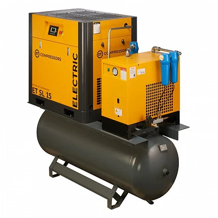 Винтовой компрессор на ресивере с осушителем ET SL 15-08-500 ES (IP23)